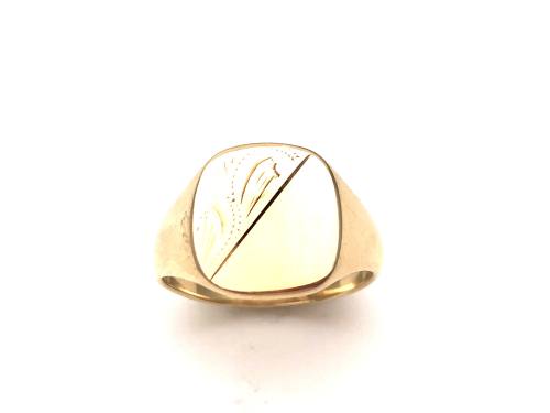 9ct Yellow Gold Signet Ring