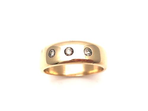 14ct Diamond 3 Stone Ring