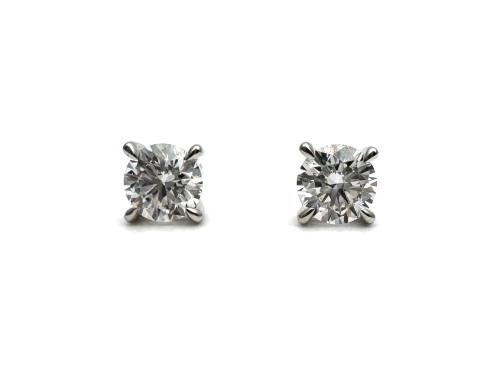 9ct Laboratory Grown Diamond Stud Earrings 0.80ct