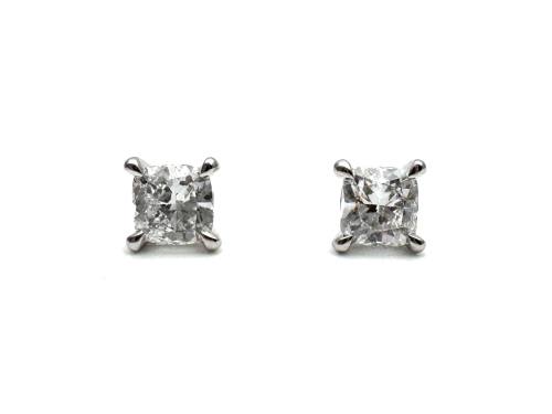 Platinum Laboratory Grown Diamond Stud Earrings