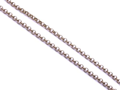 9ct Yellow Gold Belcher Chain 16 Inches