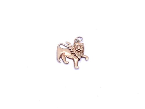 9ct Yellow Gold Lion Charm/ Pendant