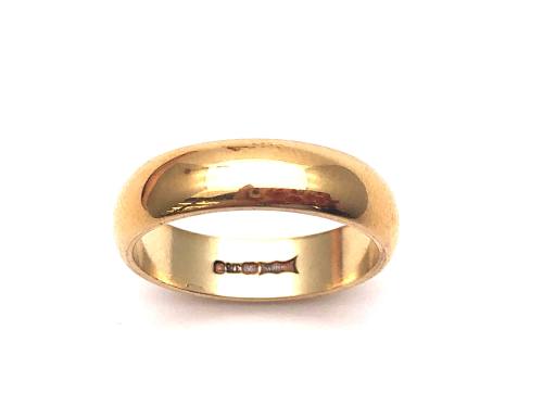9ct Yellow Gold Wedding Ring 5mm