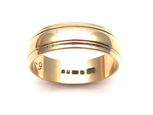 9ct Yellow Gold Wedding Ring 5.5mm