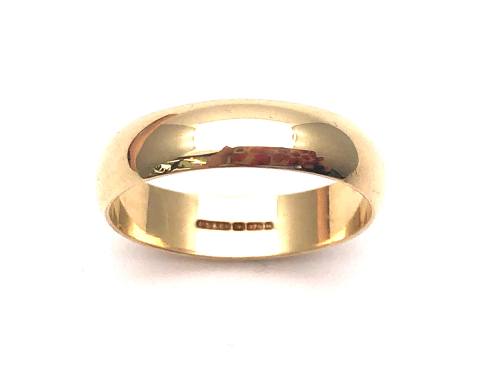 9ct Yellow Gold Wedding Ring 4.5mm