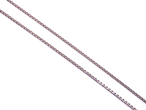 9ct Yellow Gold Curb Chain 18 Inches