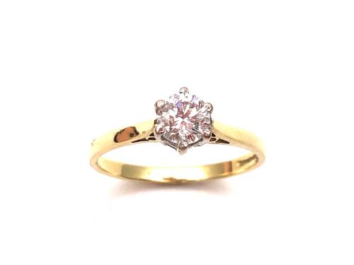 18ct Diamond Solitaire Ring