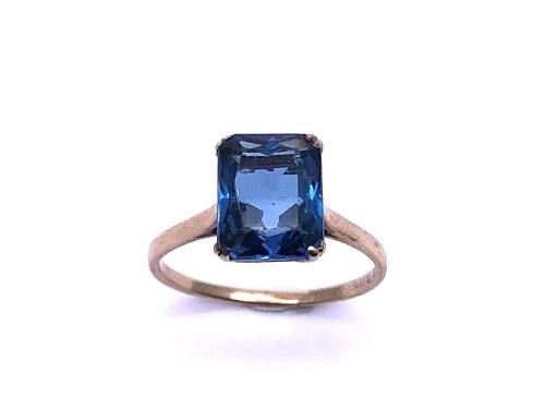 9ct Synthetic Spinel Solitaire Ring