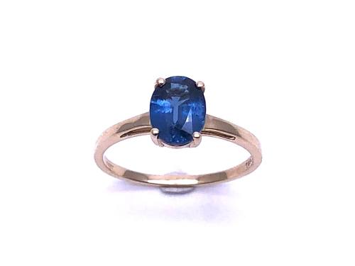 9ct Yellow Gold Kyanite Solitaire Ring