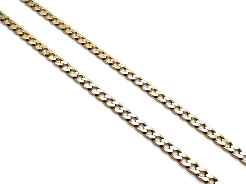 9ct Yellow Gold Curb Chain 27 Inch