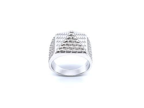 Silver Pyramid Ring 15mm