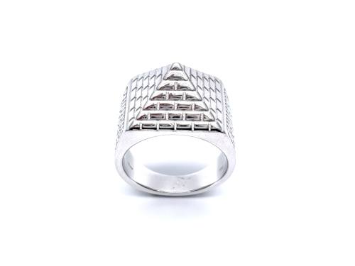 Silver Pyramid Ring 18mm