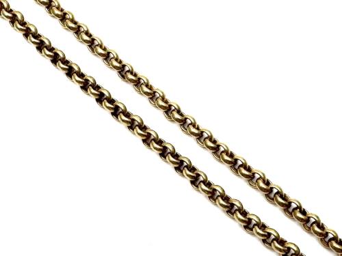 9ct Yellow Gold Belcher Chain 21 Inch