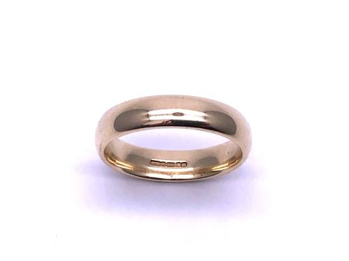 9ct Yellow Gold Wedding Ring 5mm