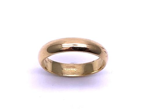 18ct Yellow Gold Wedding Ring 4mm