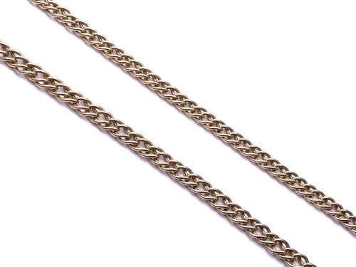 9ct Yellow Gold Double Curb Chain