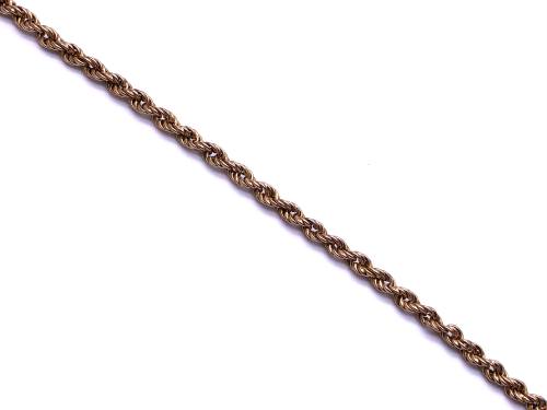9ct Yellow Gold Rope Bracelet