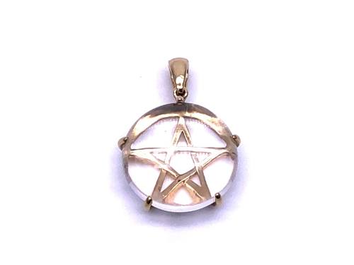 9ct Quartz Pentagram Pendant