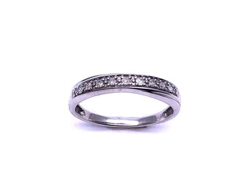 9ct White Gold Diamond Eternity Ring