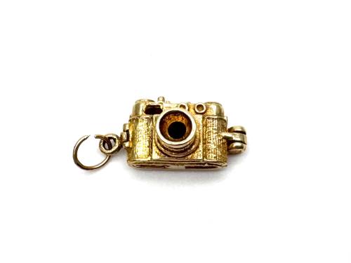 9ct Yellow Gold Camera Charm