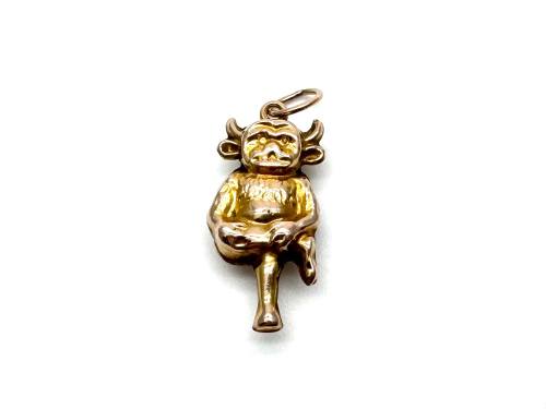 9ct Yellow Gold Lincolnshire Imp Charm