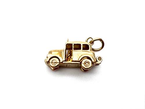 9ct Yellow Gold Taxi Cab Charm