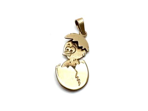 9ct Baby Chick Hatching Charm