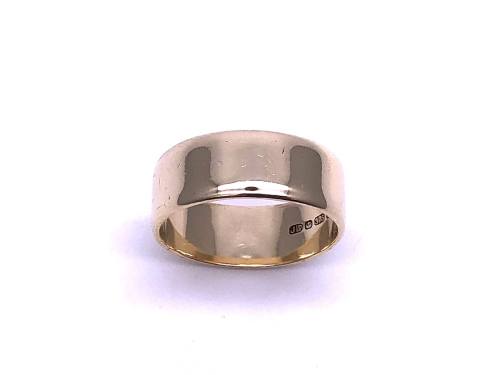 9ct Yellow Gold Wedding Ring 8mm
