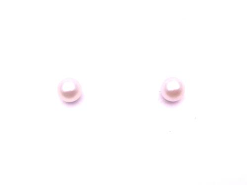 9ct Yellow Gold Pearl Studs 5.5mm