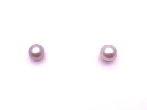 18ct Yellow Gold Pearl Studs 5mm