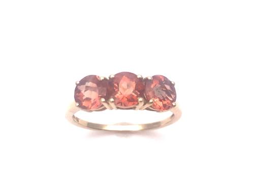 9ct Labrodorite 3 Stone Ring