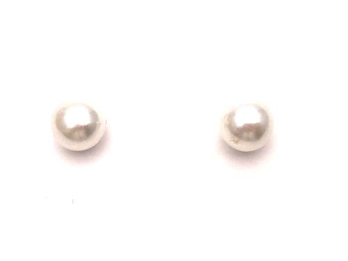 9ct Simulated Dress Pearl Stud Earrings