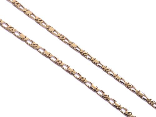 9ct Yellow Gold Fancy Chain 16 Inch