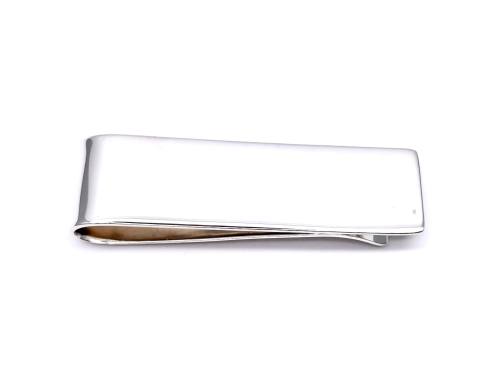 Silver Plain Money Clip