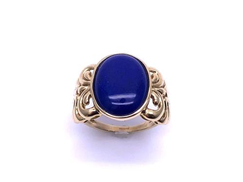 9ct Yellow Gold Lapis Lazuli Ring