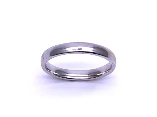 18ct White Gold Wedding Ring 3mm