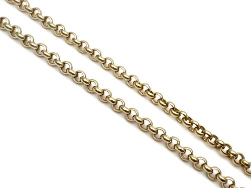 9ct Yellow Gold Belcher Chain 19.5 Inch
