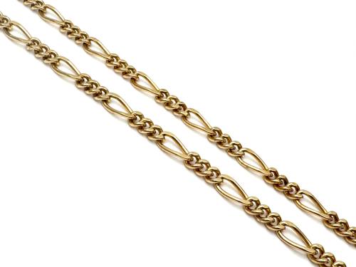 9ct Yellow Gold Figaro Chain 18 Inch