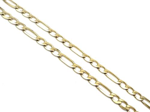 9ct Yellow Gold Figaro Chain 18 Inch