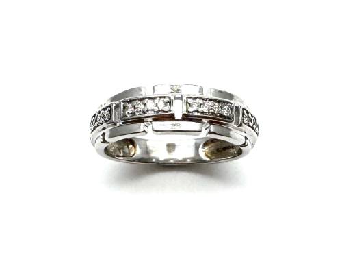 9ct White Gold Diamond Ring 0.20ct