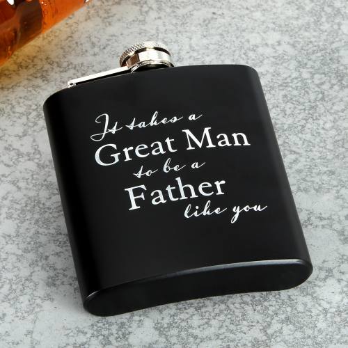 Amore 6oz Hip Flask - Father