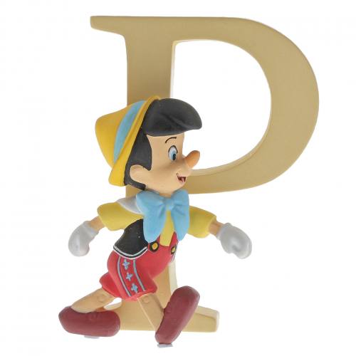 P- Pinocchio Letter Disney A29561