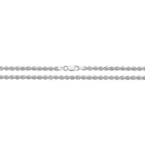 Silver Rope Chain 22 inches