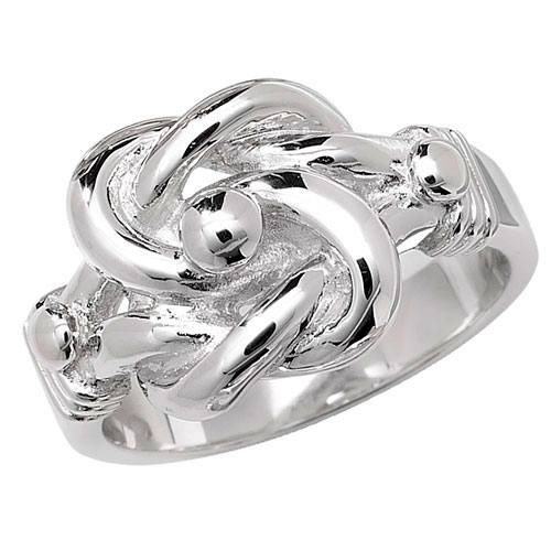 Silver Plain Knot Ring