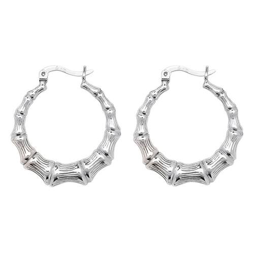 Silver Creole Hoop earrings