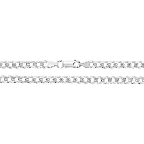 Silver Curb bracelet 7 inches