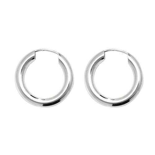 Silver 30mm Sleeper Earrings (Pair)
