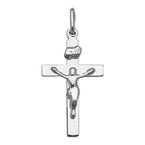 Silver Crucifix Pendant 28x15mm