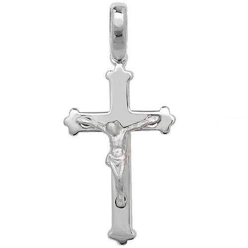 Silver Crucifix Pendant 20x15mm
