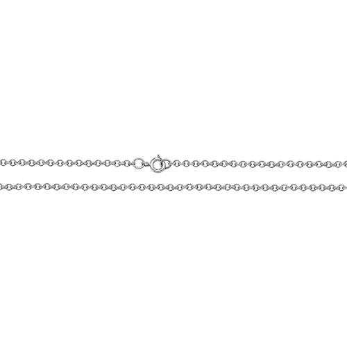 Silver Round Belcher Chain 22 Inch